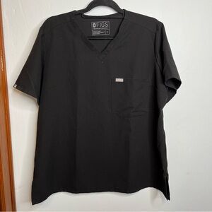 Figs Black Scrub Top Catarina Technical Collection XL VGUC